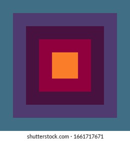 background illustration Square abstract colorful