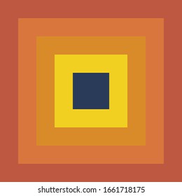 background illustration Square abstract colorful