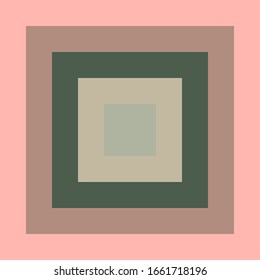 background illustration Square abstract colorful