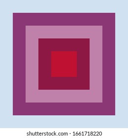 ilustración de fondo Colorido abstracto cuadrado