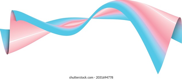 background illustration with trans flag texture