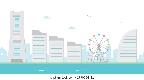 ランドマークタワー のベクター画像素材 画像 ベクターアート Shutterstock