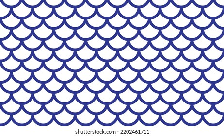 background illustration vector art fish scale pattern in blue art image