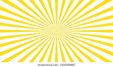 Background illustration of a yellow image that spreads radially