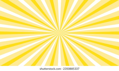 Background illustration of a yellow image that spreads radially