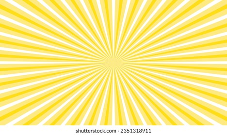 Background illustration of a yellow image that spreads radially