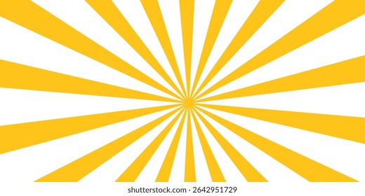 Background illustration of a yellow image that spreads radially