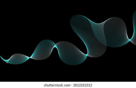 background ilustration of colorful wave 