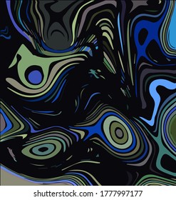 background image of abstract marbled colored chaos green and blue