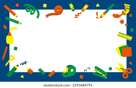 Background image of art and craft icons