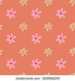 Imagen de fondo de hermosos tonos rosa-naranja de flores. Imagen de fondo sin inconvenientes