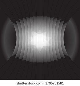 La imagen de fondo es una onda en blanco y negro.
