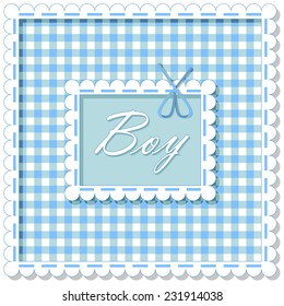 background image of blue cells labeled boy