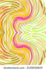 The background image is blue and green, yellow, with alternating lines to form the image, used in graphics.