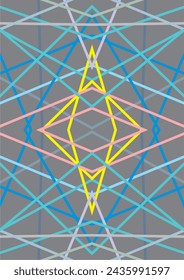 The background image is blue, pink, yellow, and gray Use alternating lines to create images. used in graphics