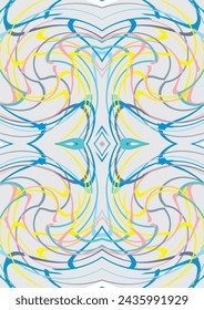 The background image is blue, pink, yellow, and gray Use alternating lines to create images. used in graphics