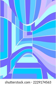 La imagen de fondo está en tonos azules. Alternar con líneas rectas, utilizado en gráficos.