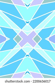 The background image is in blue tones, using alternate colors along the lines of the shape. in graphic work