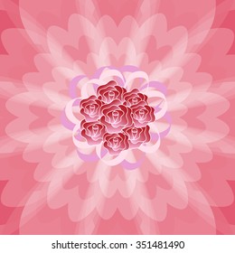 Background image of Bouquets of roses