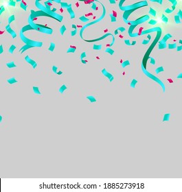 Background image for celebrating blue balloons and anniversaries, use in New Year, use as postcards to make greeting cards.