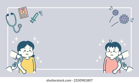 Antecedentes Imagen de que un niño se vacune y prevenga la transmisión del virus
