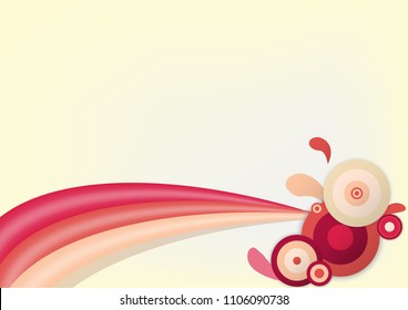 Background image of a circular vintage.
