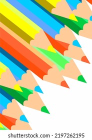 La imagen de fondo es un lápiz de color. se puede utilizar en el trabajo gráfico