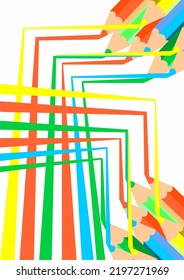La imagen de fondo es un lápiz de color. se puede utilizar en el trabajo gráfico
