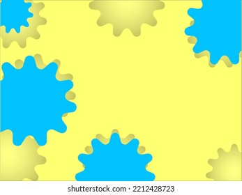 Background image of colorful shellfish pattern.