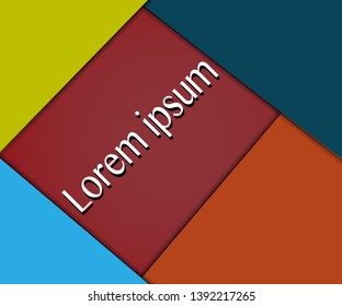 Background image components advertising space