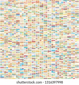 Background image designed with Chinese traditional 64 trigrams in various colors. Background for fabric, textile, cloth, clothing, shirts, wrapping design. Vector illustration.