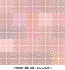 Background image designed using repeated squares of various colors.
Fashion, house interior, wrapping design. Vector illustration.