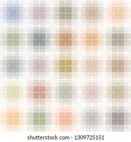 Background image designed using repeated translucent squares of various colors. Vector illustration.