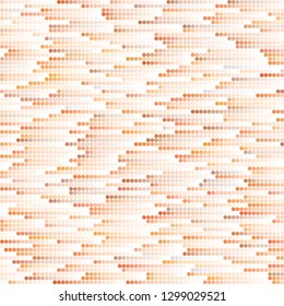Background image of dots that change color and move horizontally. Fashion design and house interior design. Selectable by horizontal line. Vector illustration.