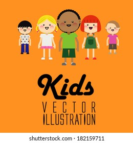 background with the image of funny kids