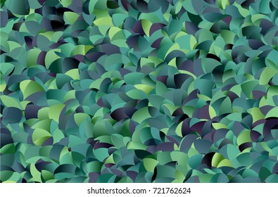 Background image, geometric pattern, green shrub