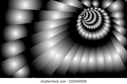 Background image, glowing tunnel