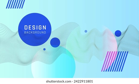Background image graphic vector with modern minimalist abstract element
