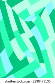 Background image, green color tones, gradients of color used in graphics