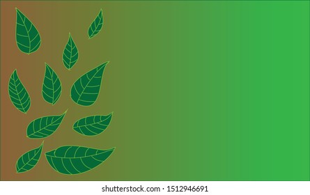 The background image of the herb-like green leaves is beautiful, attractive, and can be used to decorate graphics.