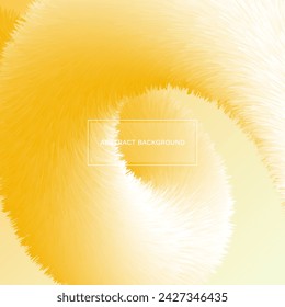 Background image illustration made up of curved twists and waves using gradient fur blends.
