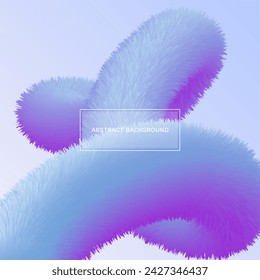Ilustración de imagen de fondo compuesta de curvas y ondas utilizando mezclas de pieles degradadas.