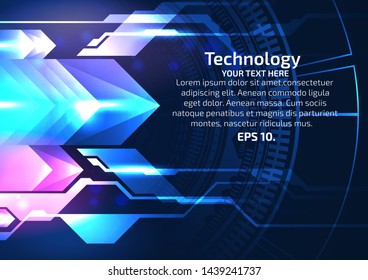 Background image illustration vector abstract modern concept Geometry and technology

