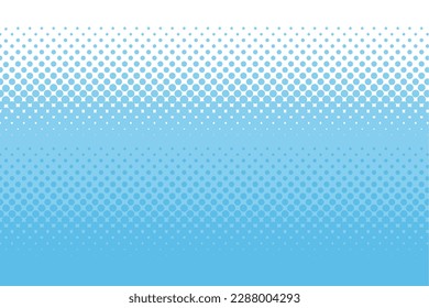 Background image of increasing polka dots-blue and white bicolor