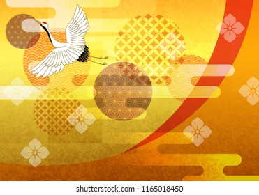 Background image of Japanese pattern
