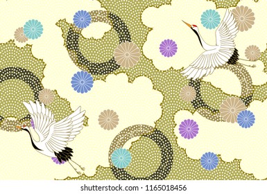 Background image of Japanese pattern