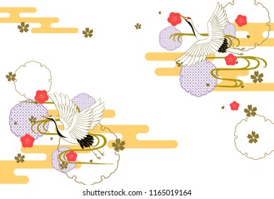 Background image of Japanese pattern