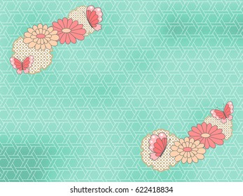 Background image of Japanese pattern