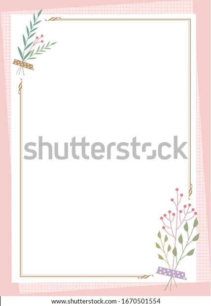 Background image of\
leaves fixed by tape on overlaid paper.Vector source for moving and\
editing individual\
images.