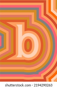 Hintergrundbild Buchstabe b Tonorange im Herbst in Grafiken verwendet.